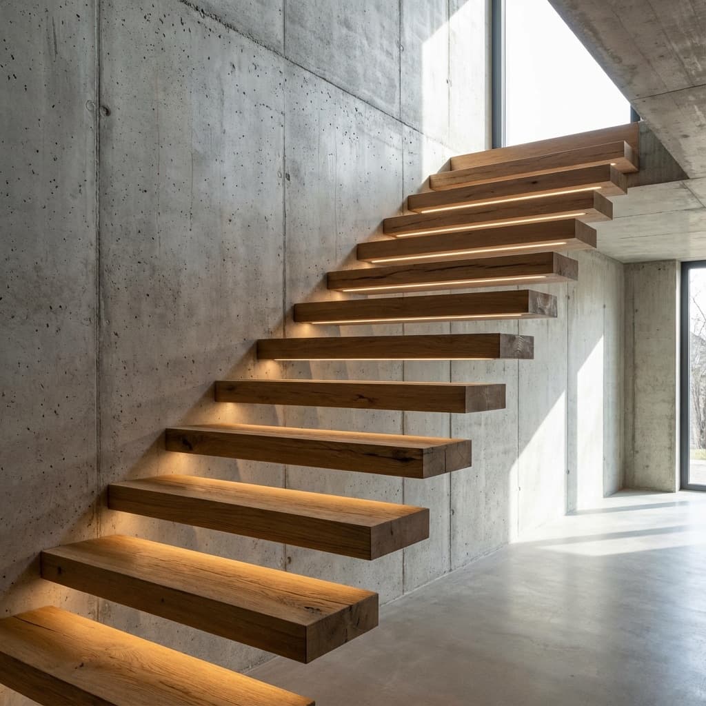 Modern Yüzer Basamak - İz Merdiven Antalya