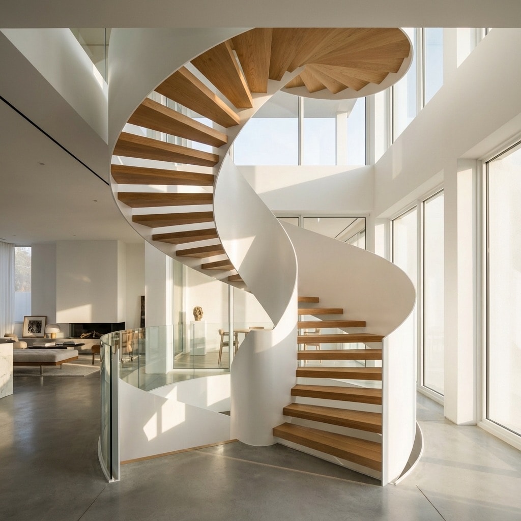 Antalya Döner Merdiven İmalatı ve Tasarımı - İz Merdiven Antalya